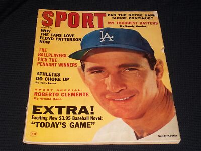 1965 MAY SPORT MAGAZINE - SANDY KOUFAX COVER - E 252