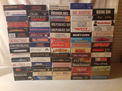 Movie lot pick and choose VHS $5.99 a movie Free Shipping Buy more and save