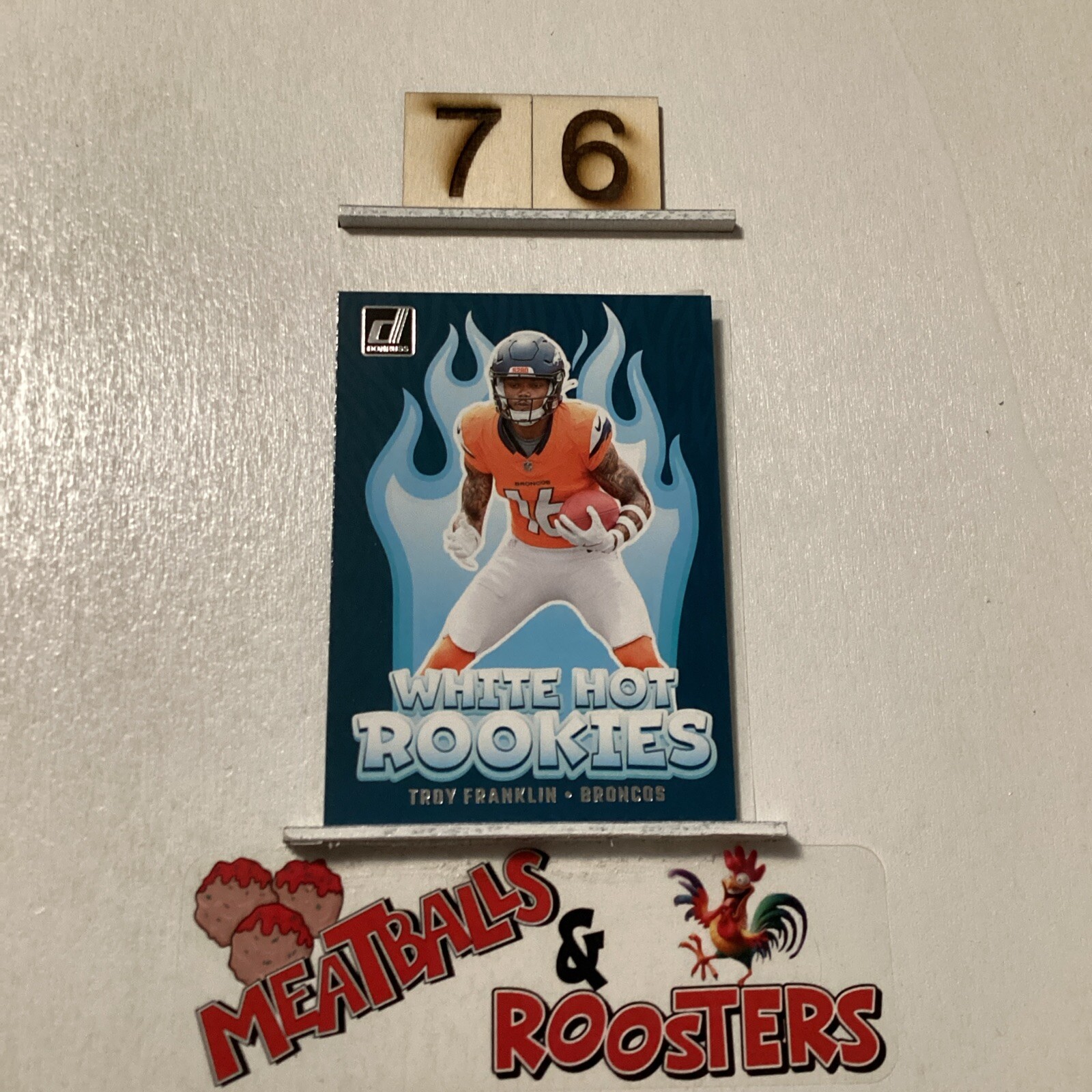 2024 Donruss Troy Franklin #WH7 White Hot Rookies
