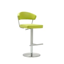 Zulu Stainless Steel Heavy Duty Barstool (Apple Green)