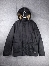 Hoodlamb Jacket Parka Women's Xl Lined Removeable Hood Heavy Thick Water Resist