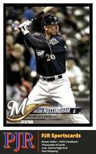 2018 Topps Update #US6 Jacob Nottingham Milwaukee Brewers