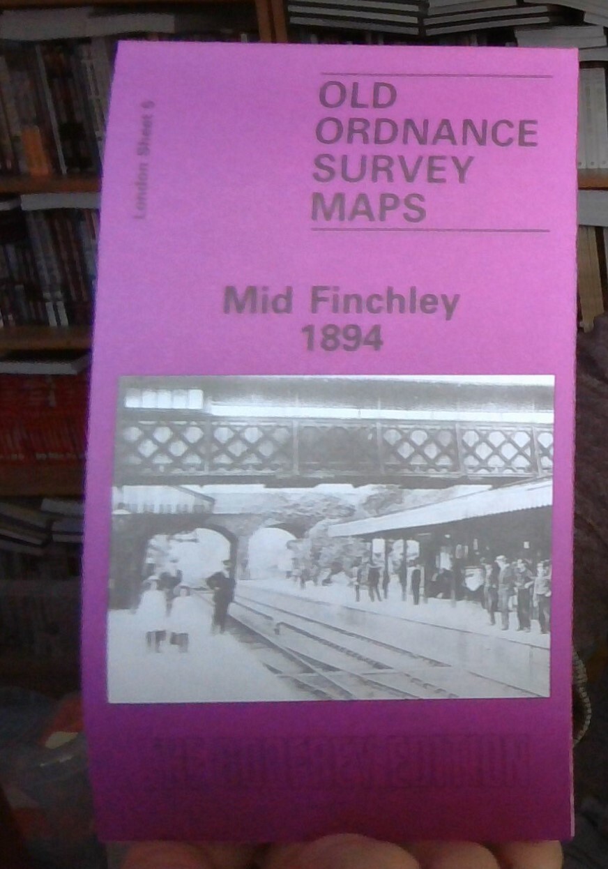 MAP OF Mid Finchley 1894: London Sheet 005 by Pamela Taylor NEW 9780850540574