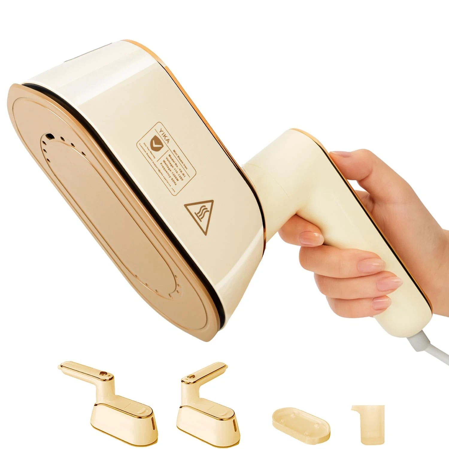 Steamer for Clothes, Handheld 2-in-1 Garment Steam Iron, 25s Heat Up, Ceramic...