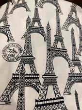 Paris Eiffel Tower Michael Miller Cotton Fabric 1 yard