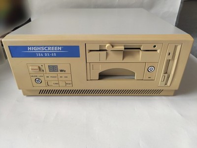 Highscreen Kompakt III 386-40 DX-40 Retro PC funktionsbereit mit Windows 3.11