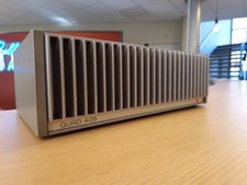 Quad 405 Endstufe mit Verbindungskabel und DIN-Cinch Adapter