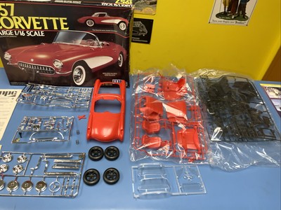 MPC 1957 corvette large scale 1:16 #1-3071 Released in 1979 Open