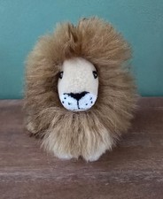 100 Alpaca Fur Lion Very Soft Plush Stuffed Animal Made In Peru
