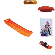 ESP 66" Family Fun Toboggan Four Rider Sled Orange 1138