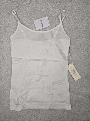 NWT! FOREVER 21 Size XL Women's Junior's White Cami Tank Top Camisole
