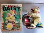 Old 1950s Battery Operated Daisy the Jolly Drumming Duck In Box Cragston Japan  — photo 2