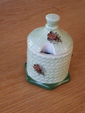 Ceramic Pottery Beehive Honey Pot, No Spoon Pre-owned. Excellent Condition