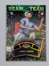 James Wood 2025 Topps Stadium Club #BT-2 Beam Team RC SP Case Hit Nationals