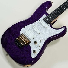 Suhr ST Custom Classic S Quilt Maple Top Swamp Ash Back Trans Purple Trans Purpl