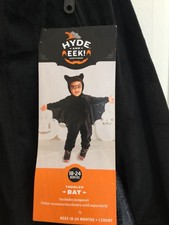 Hyde  EEK Toddler Plush Bat Jumpsuit Costume Size 18-24 Months