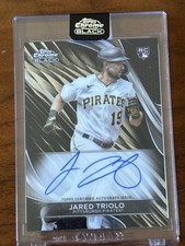 2024 Topps Chrome Black #CBA-JT Jared Triolo Chrome Black Autographs