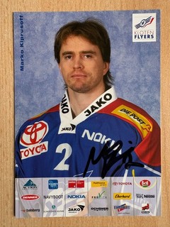 Marko Kiprusoff Team Finnland Kloten Flyers Weltmeister 1995
