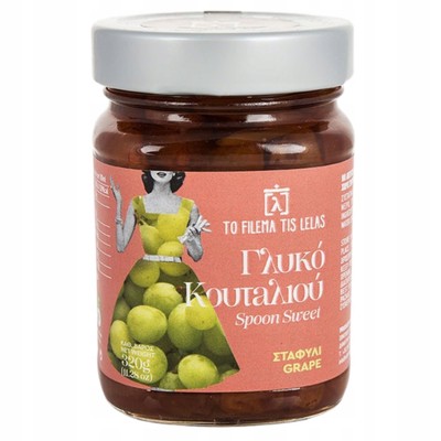 To Filema Tis Lelas, Griechische Traubenkonfitüre 320g, Griechische Marmelade