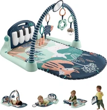 Fisher-Price Baby Playmat Kick  Play Piano Gym with Musical and Sensory Toys