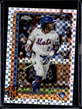 2025 Topps Chrome Luisangel Acuna RC X-Fractor Rookie #56 Mets