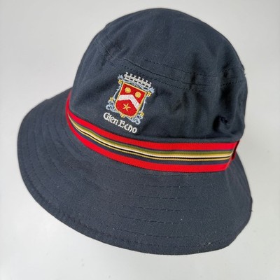 Duckster Eimer Hut Herren Marineblau Glen Echo Crest Bestickt Hergestellt IN USA