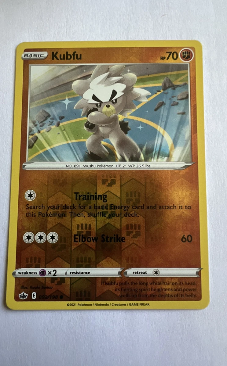 kubfu pokemon card value Kubfu 093/198 Common Chilling Reign Lightly Played Pokemon Card TCG Single