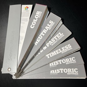 SHERWIN-WILLIAMS PAINTS 2018 COLORSNAP FAN DECK Hardcover Paint Chip Color Match