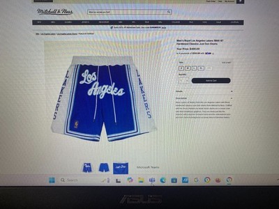Mitchell & Ness Just Don LA Lakers Shorts Kobe Era M&N Authentic