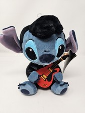 Disney Lilo & Stitch Comeback Elvis Stitch Stuffed toy Plush 10” NEW Guitar