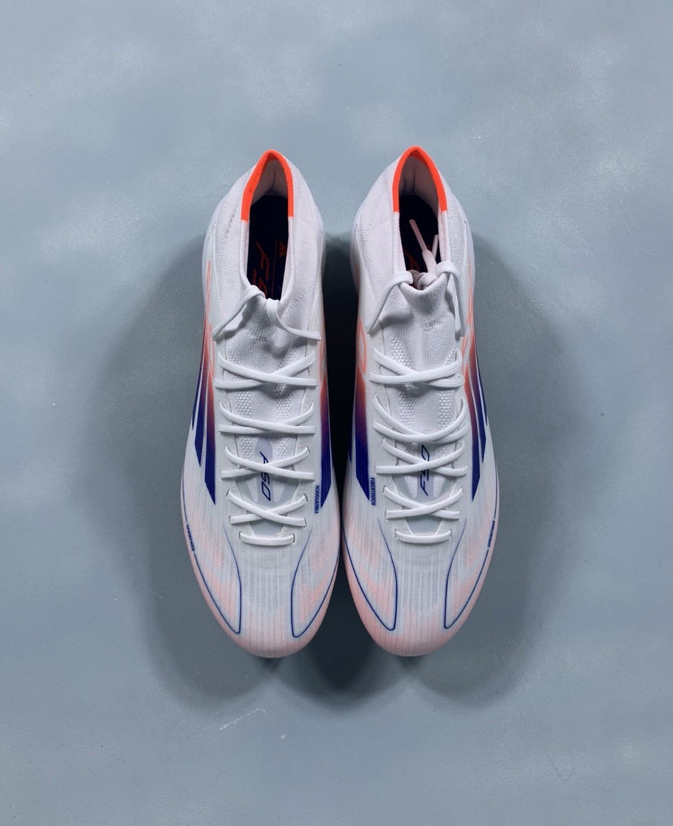 adidas F50 Elite Mid FG Soccer Cleats White Blue ID9203  display picture 3