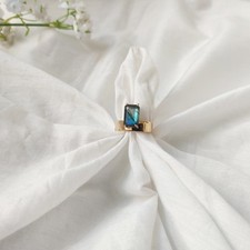 natural labradorite sterling silver ring size 7