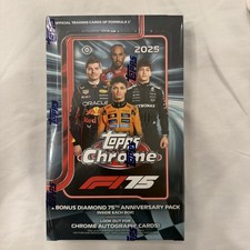 2025 TOPPS CHROME Formula 1 HOBBY BOX (80 Cards) F1 Racing Brand New Sealed QTY