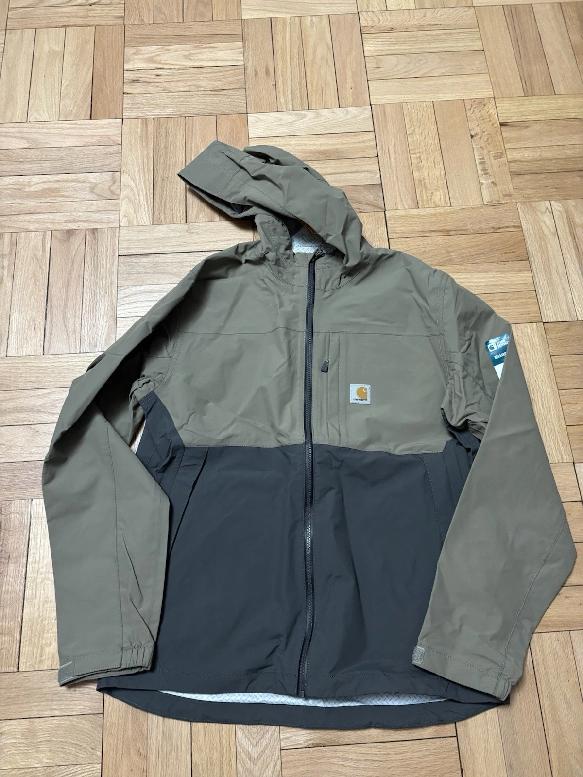 Carhartt Mens MEDIUM Storm Defender Relaxed Fit Lightweight Monterey Rain Jacket
Opens in a new wind