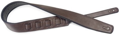Guitar Strap, Brown, Faux Leather