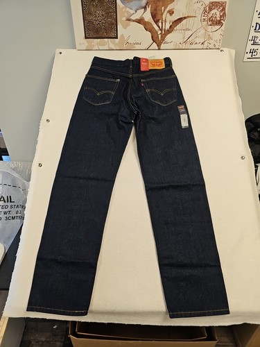 Levis 550 Relaxed Fit Jeans Dark Indigo Straight Leg 32x34 new