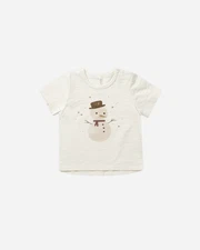 Rylee + Cru Basic Tee Snowman Shirt 18-24 Months Toddler Top Winter Design