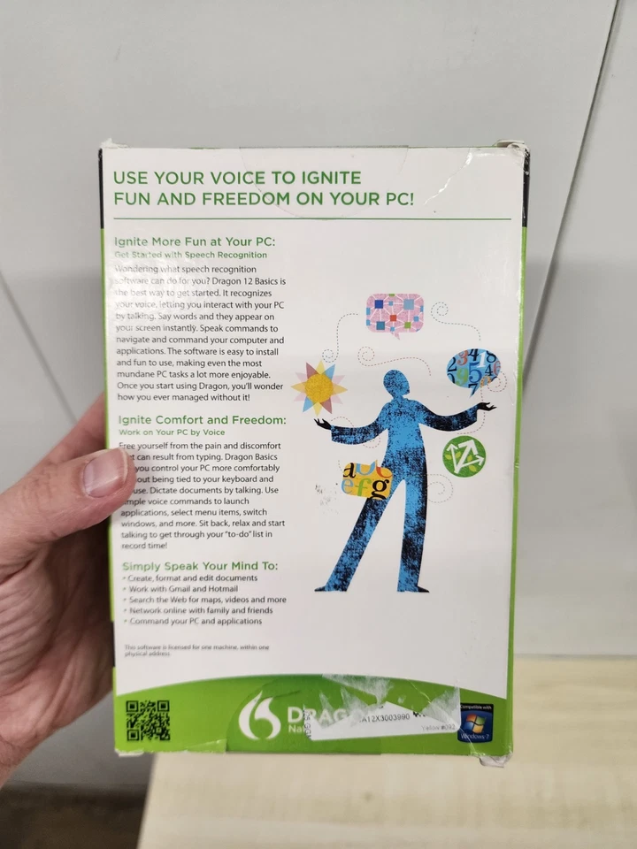 NEW Nuance Dragon Naturally Speaking Basics Version 12 Microphone Included - Image 2 of 4