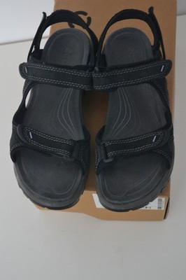 ecco Offroad Trekkingsandale, Damen, Wanderschuh, schwarz, Gr. 39, neuwertig