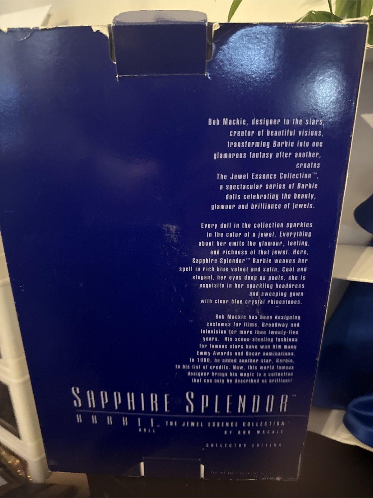 Barbie/Bob Mackie ‘96 Diamond & Sapphire Jewel Essence Collection (Lot Of 2)