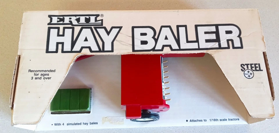 ERTL 1986 Case International Square Baler 1/16 Scale Diecast: New in box - RARE - Image 4 of 4