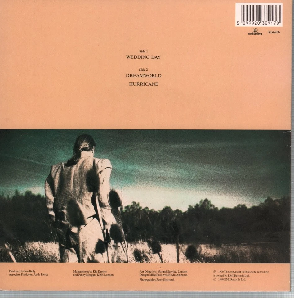 Steve Booker Wedding Day EP 7" vinyl UK Parlophone 1990 b/w dreamworld and - Image 2 of 2