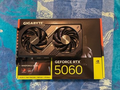GIGABYTE GeForce RTX 5060 WINDFORCE OC 8GB GDDR7 Ray Tracing DX12U