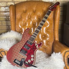 1963 Hofner 173 Vintage 3 Pickup Brokat Vinyl Made In Germany Electric Guitar W/