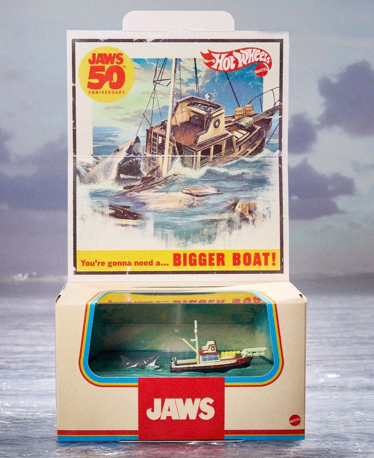 Mattell - Hot Wheels Jaws 50th Anniversary Set SDCC 2025 Exclusive BNIB
