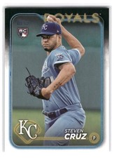 Steven Cruz 2024 Topps Baseball #360 Kansas City Royals Rookie RC