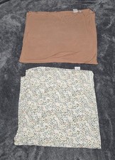 Little Unicorn Swaddle Blanket Set Of 2 Brown Floral 100 Rayon