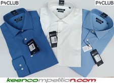 P-CLUB by Rionero Camicia uomo manica lunga classica tinta unita in 100% cotone