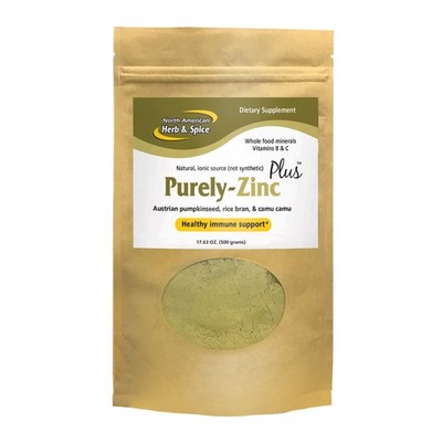 North American Herb & Spice Purely-Zinc Plus 17.6 oz Zinc Supplement 18 Servings