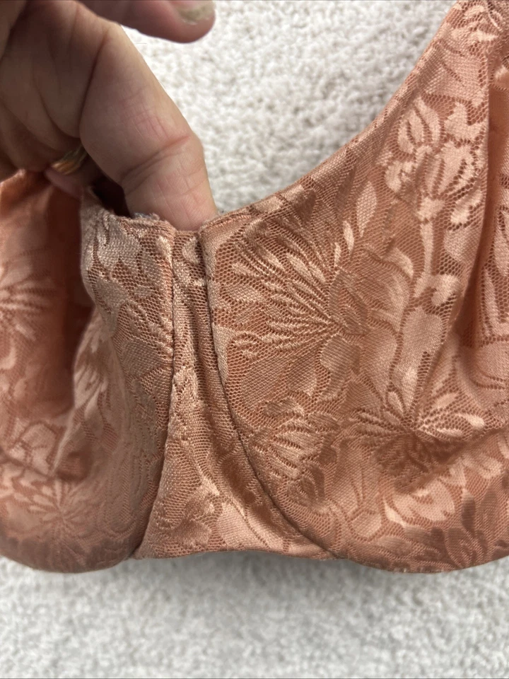 Sujetador Lunaire 40C con aros de encaje transparente sexy para mujer figura completa sujetador de encaje Foto 3 de 4